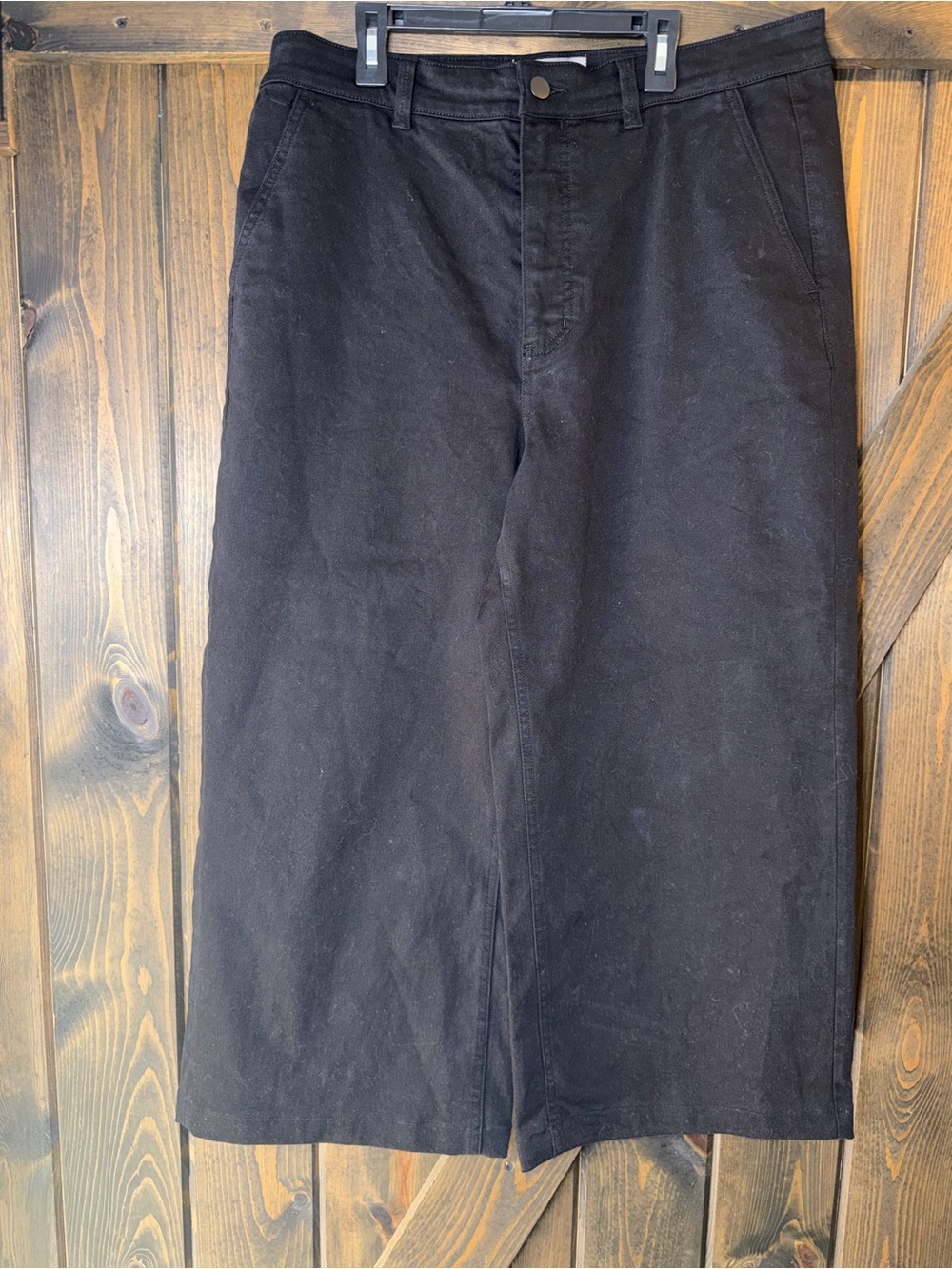 EVERLANE High Rise Wide Leg Cropped Jeans